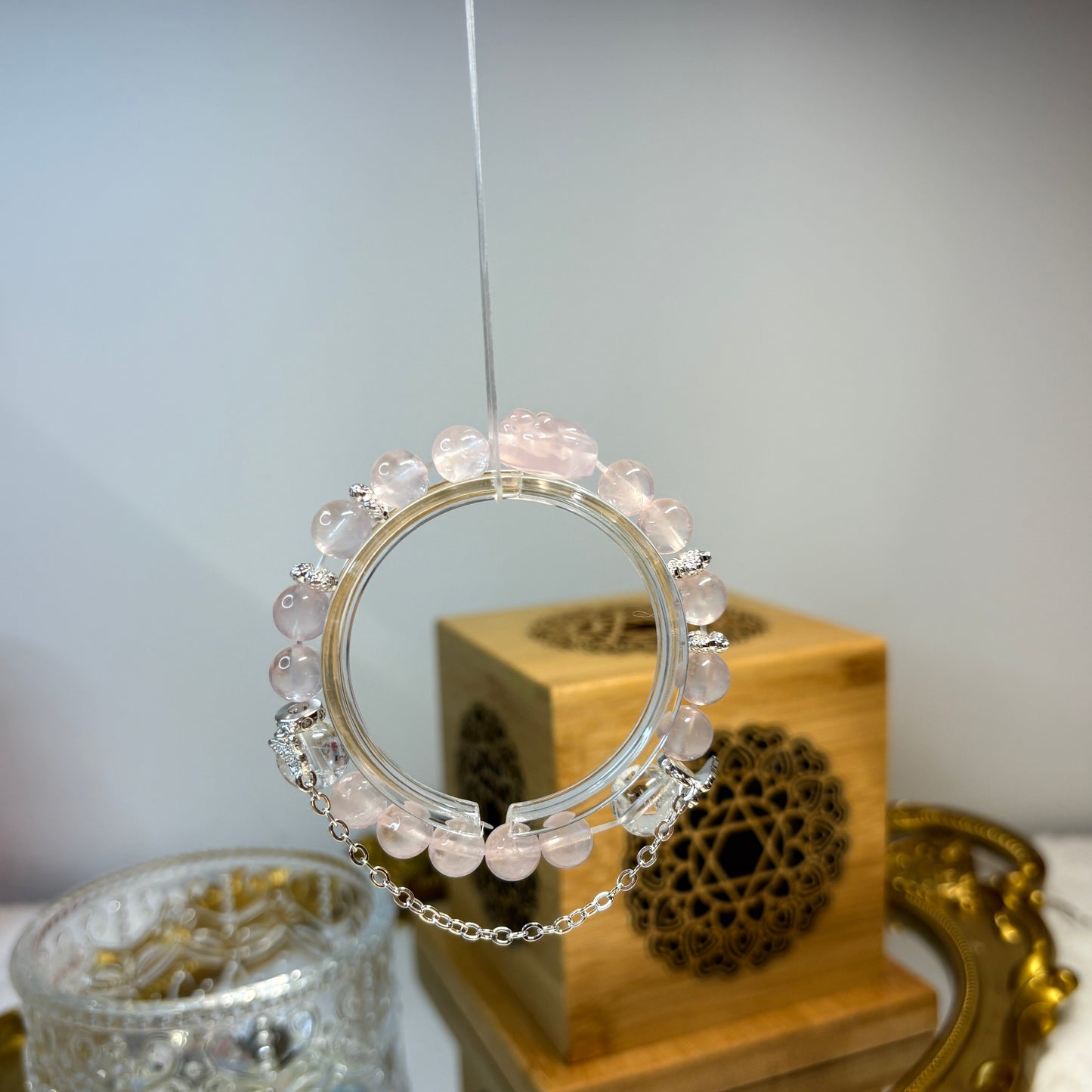 Rose Quartz × Clear Quartz | Love & Self-Gentleness Bracelet