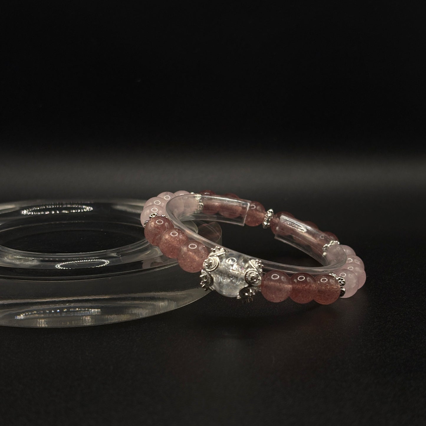 Strawberry Quartz × Rose Quartz | Love & Joy Bracelet