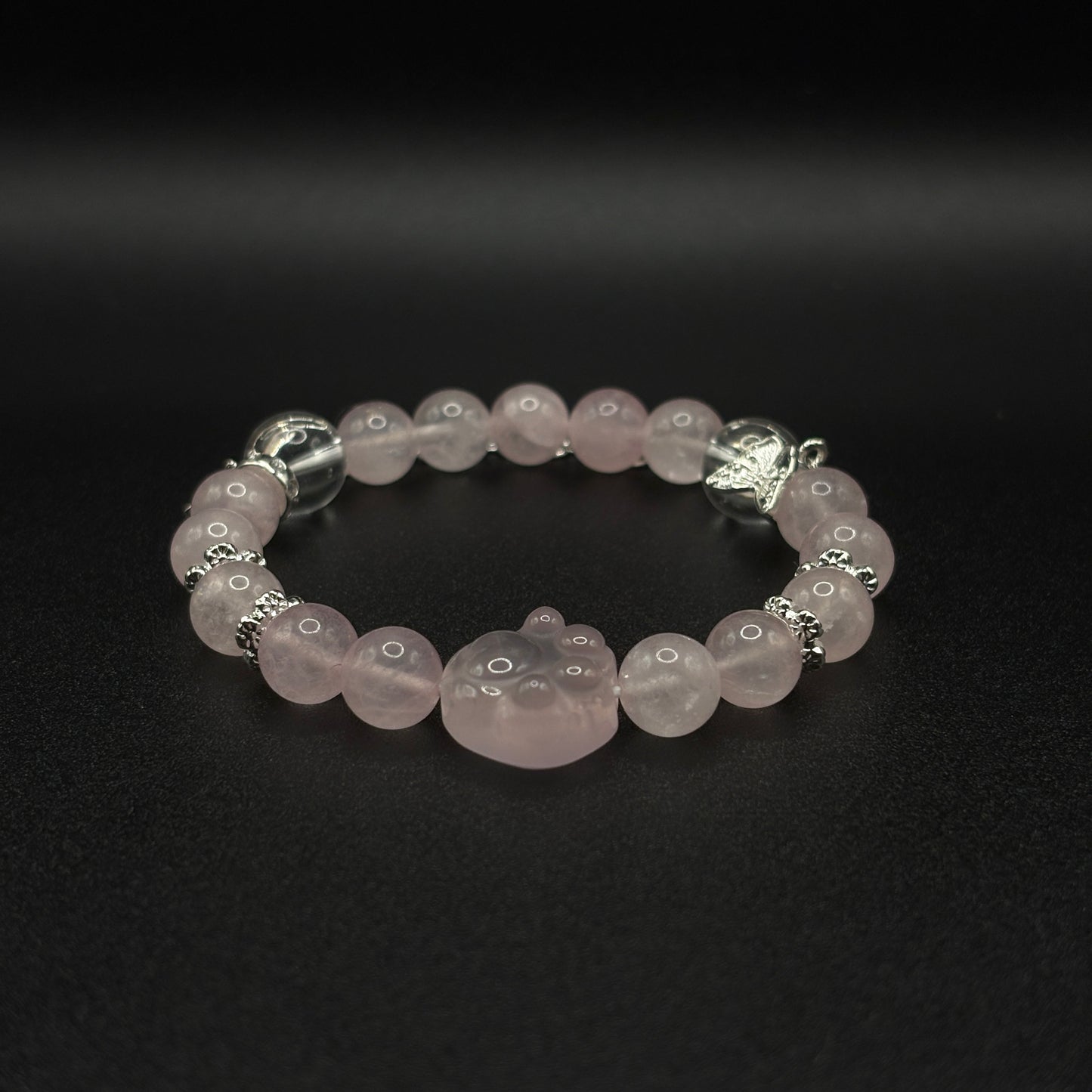 Rose Quartz × Clear Quartz | Love & Self-Gentleness Bracelet