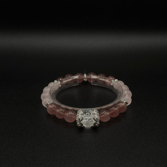 Strawberry Quartz × Rose Quartz | Love & Joy Bracelet