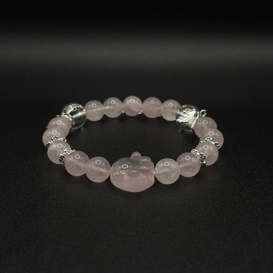 Rose Quartz × Clear Quartz | Love & Self-Gentleness Bracelet