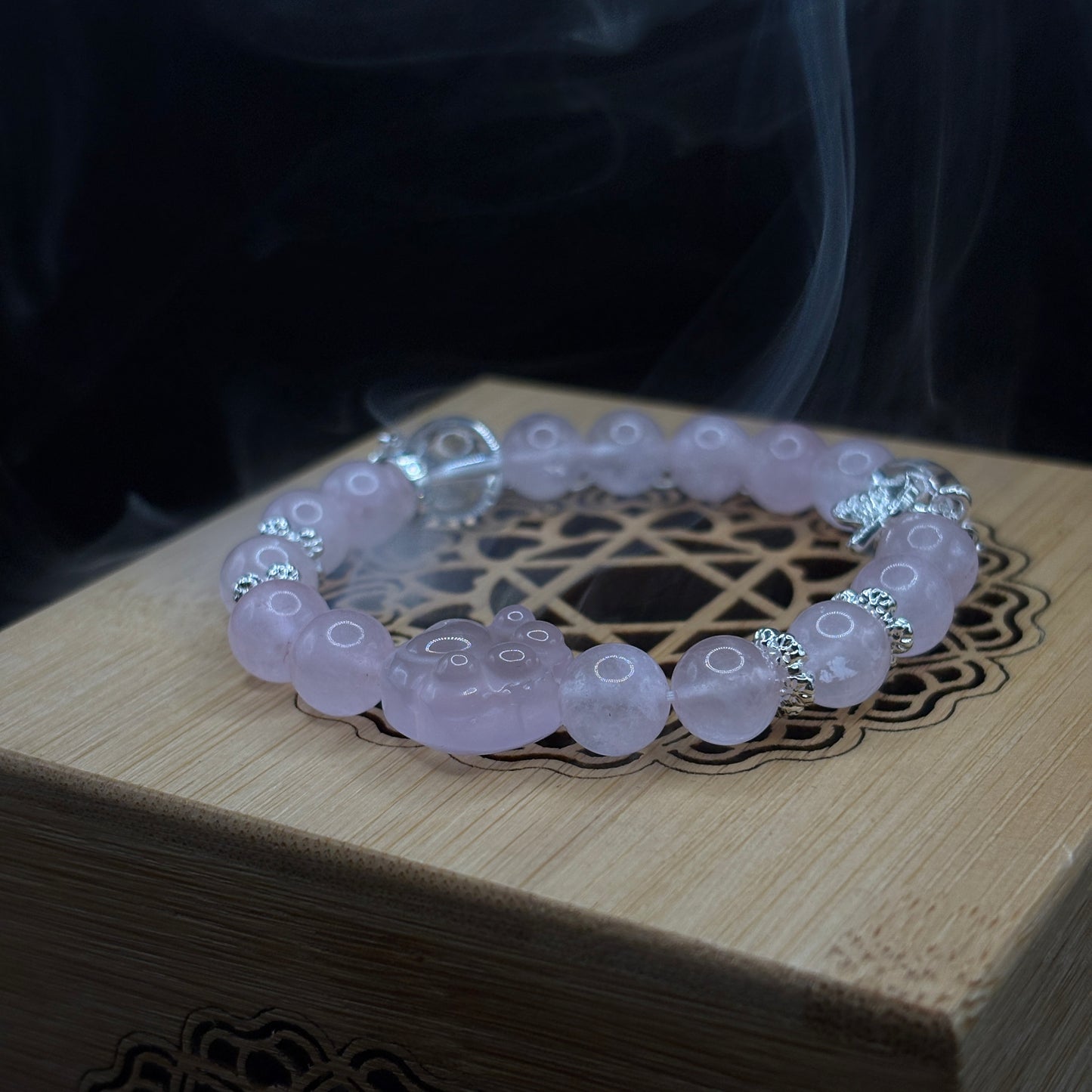 Rose Quartz × Clear Quartz | Love & Self-Gentleness Bracelet